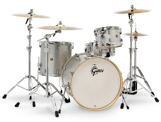 Gretsch Catalina Maple 4 Piece Shell Pack in Silver Sparkle