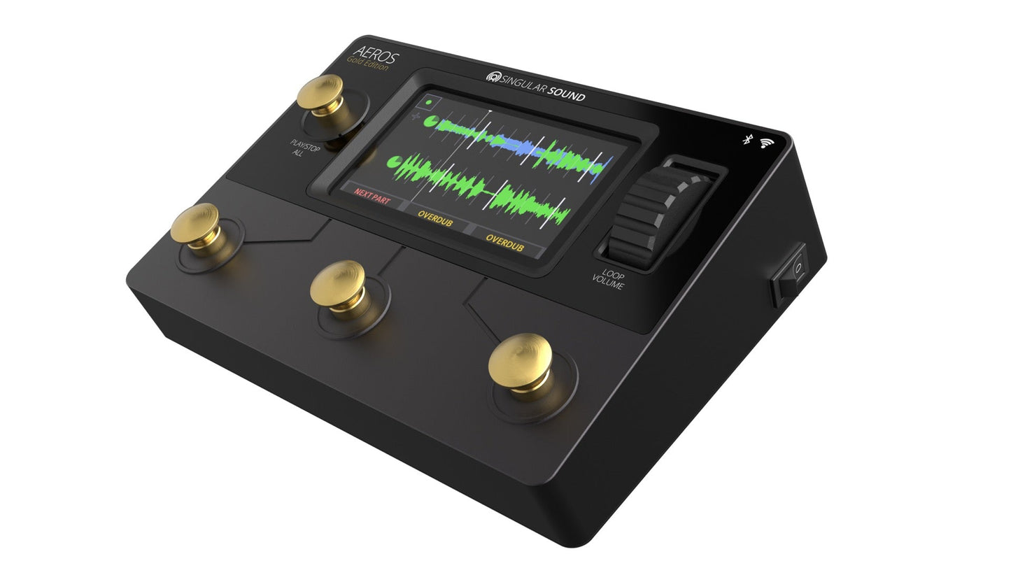 Singular Sound Aeros Gold Edition Looper Pedal