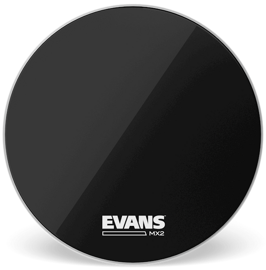 Evans MX2 Black Marching 32" Bass Drum Head