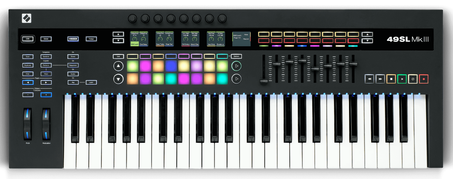 Novation 49SL MkIII 49 key Keyboard Controller And Sequencer | EX-DEMO