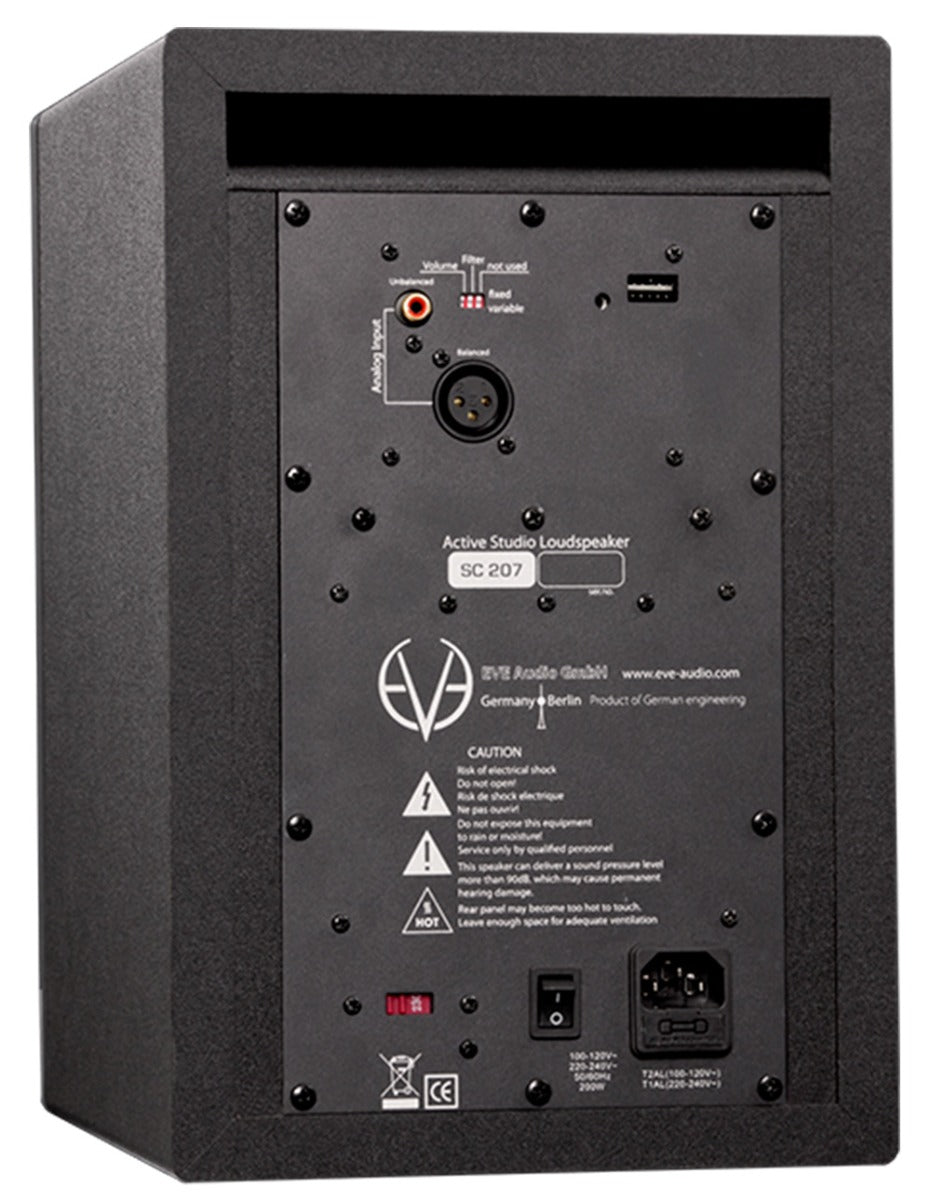 EVE Audio SC207 2 Way 6.5" Professional Studio Monitor Speaker | EX-DEMO
