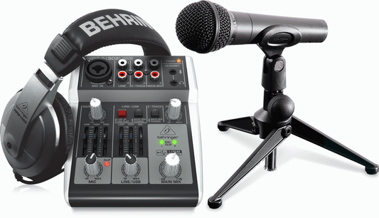 Behringer Podcastudio 2 USB Recording Package