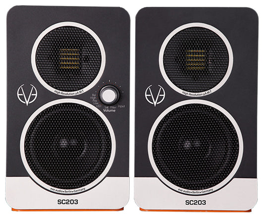 EVE Audio SC203 2 Way 3" Professional Desktop Monitor Speakers Pair