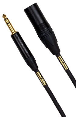 Mogami Gold TRS XLRM Cable 3 Ft