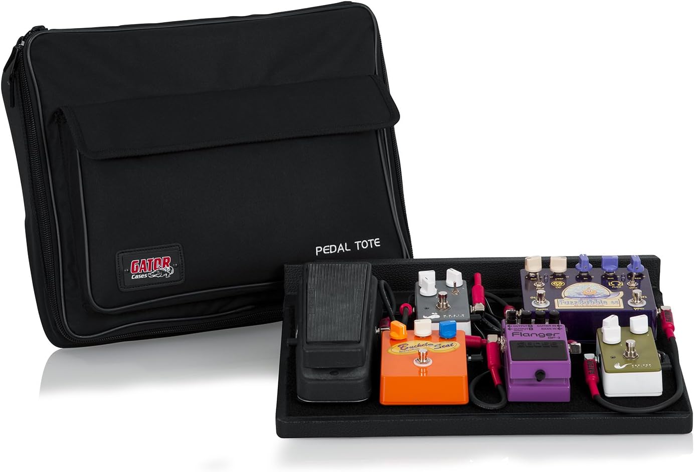 Gator GPTBLACK 16.5"x12" Wood Pedal Board Including Carry Bag