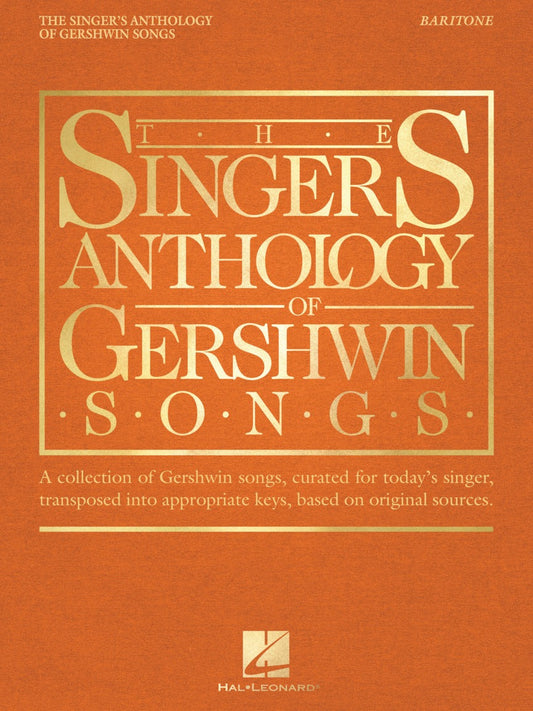 The Singers Anthology of Gershwin Songs Baritone
