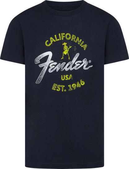 Fender Baja Blue XL Size T-Shirt in Blue