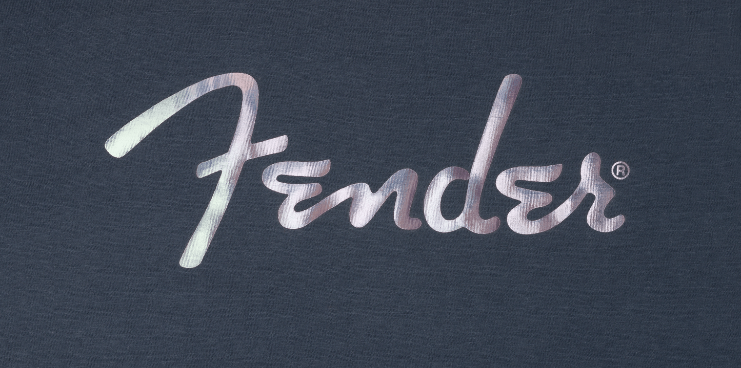 Fender M Size Galaxy Logo Tee in Indigo Smoke