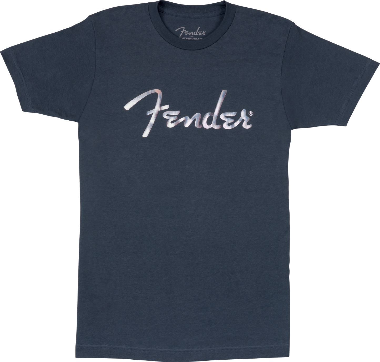 Fender XL Size Galaxy Logo Tee in Indigo Smoke