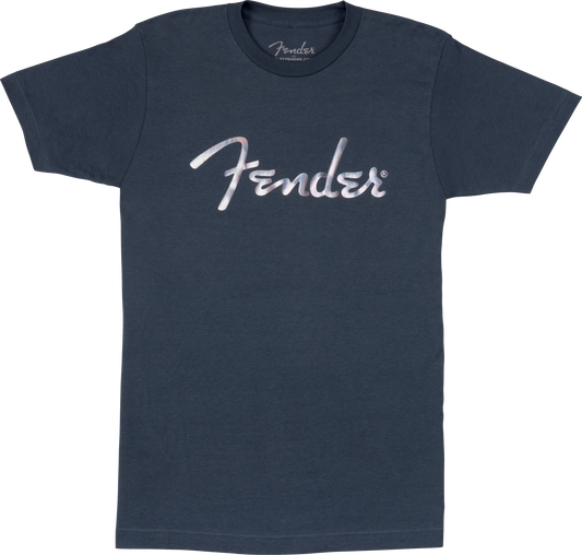 Fender L Size Galaxy Logo Tee in Indigo Smoke