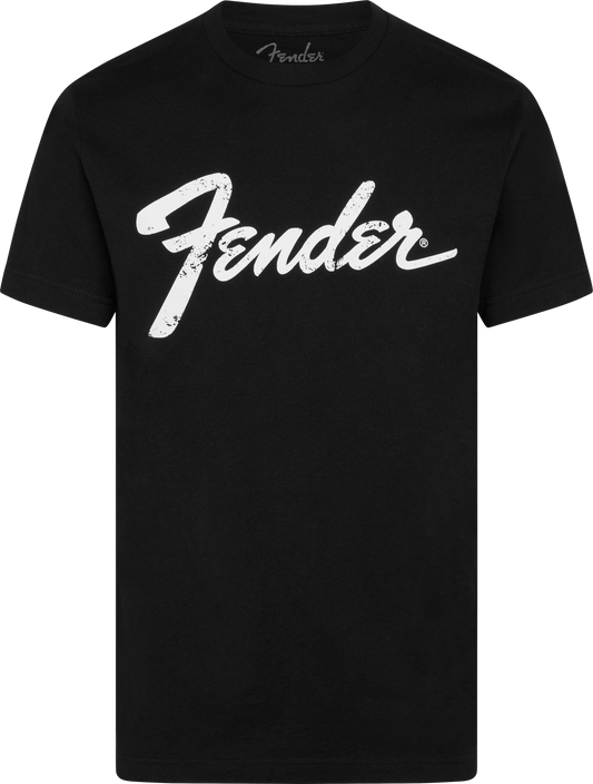 Fender Logo Date Back XXL Size T-Shirt in Black