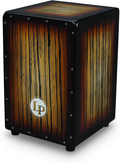 Latin Percussion Aspire Accents Cajon in Sunburst Streak