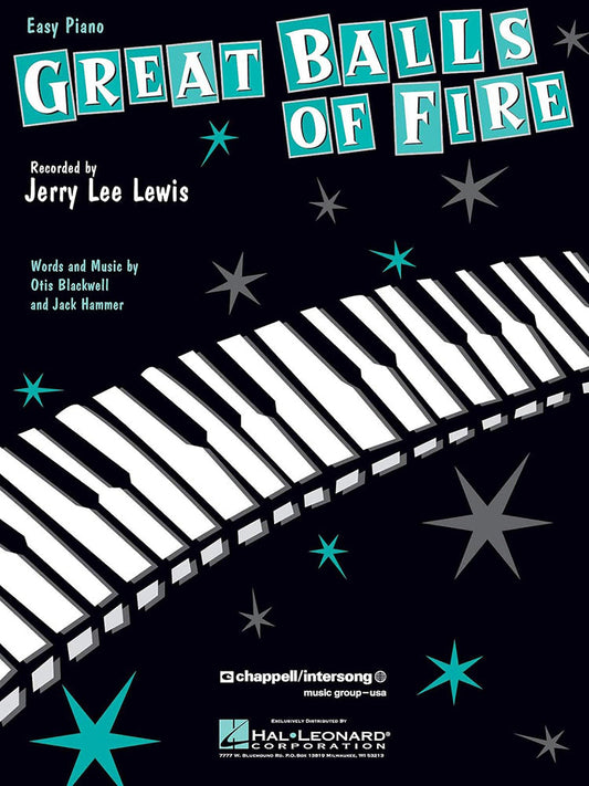 Great Balls Of Fire Easy Piano S/S