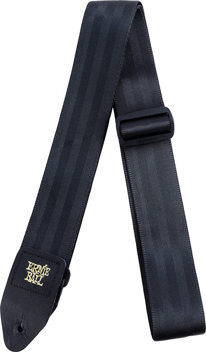 Ernie Ball Comfort 2 inch Seatbelt Webbing Guitar Or Bass Strap in Black