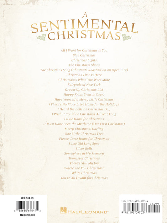 A Sentimental Christmas PVG
