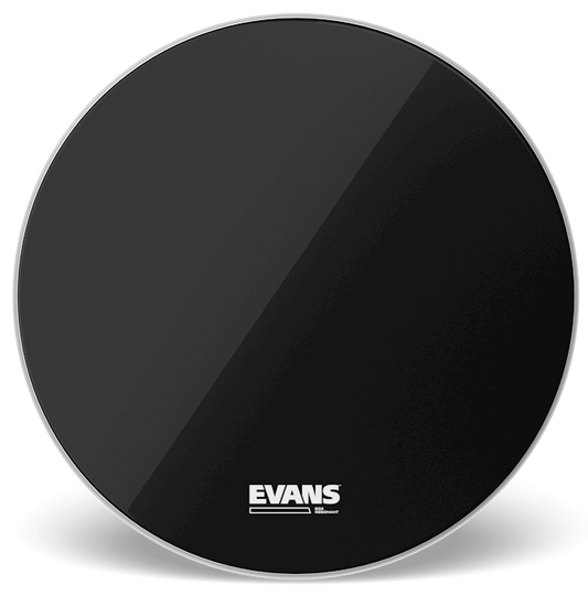 Evans EQ3 Resonant Black  No Port 18" Bass Drum Head