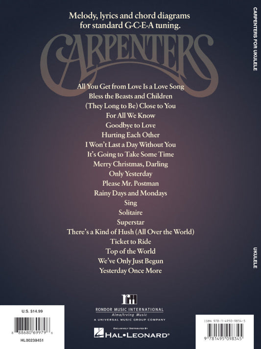 Carpenters for Ukulele