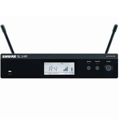 Shure Wireless 1/2R Handheld System BLX2 Tx; BETA58 Mic; BLX4R Rx Auto Setup 662-686MHz