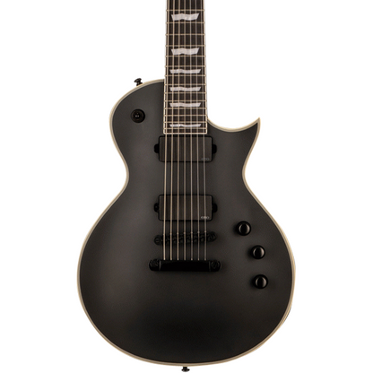 ESP LTD EC-407 7 String Electric Guitar in Black Satin