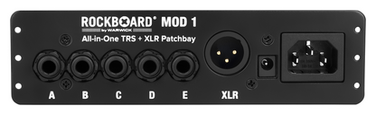 RockBoard MOD 1 V2 All in One TRS & XLR, IEC And Barrel Patchbay