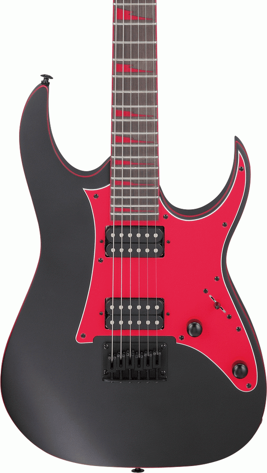 Ibanez GIO GRG131DX Electric Guitar in Black Flat