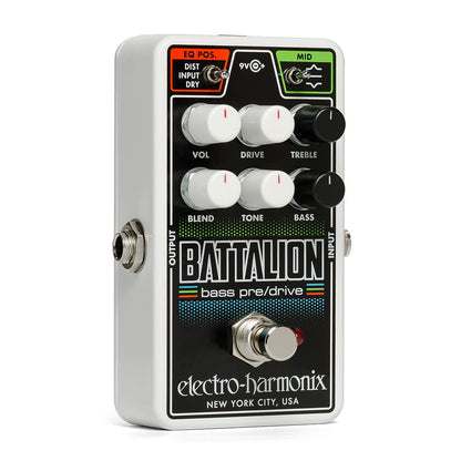 Electro Harmonix Nano Battalion Bass Preamp & Overdrive Pedal