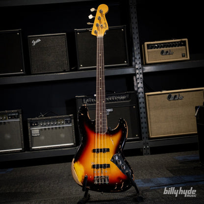 Fender Custom Shop Jaco Pastorius Tribute Fretless Jazz Bass in 3-Color Sunburst