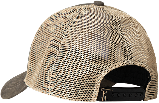 Gibson Logo Faded Denim Hat