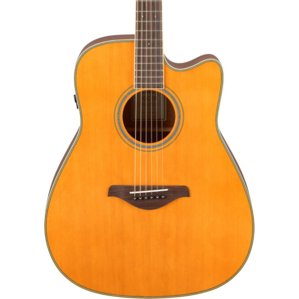 Yamaha FGC TA TransAcoustic Guitar in Vintage Tint