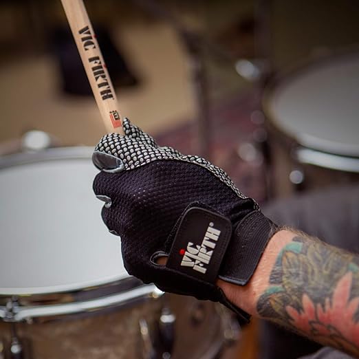 Vic Firth Enhanced Grip Ventilated Palm Drumming Glove Large