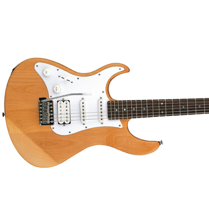 Yamaha Gigmaker Level Up Left Handed Electric Guitar Pack in Yellow Natural Satin