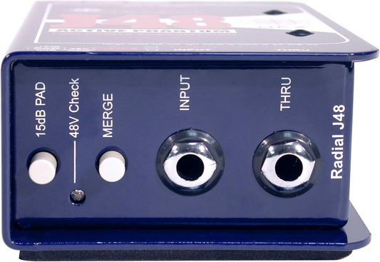 Radial J48 Active 48V Phantom Powered Direct Box