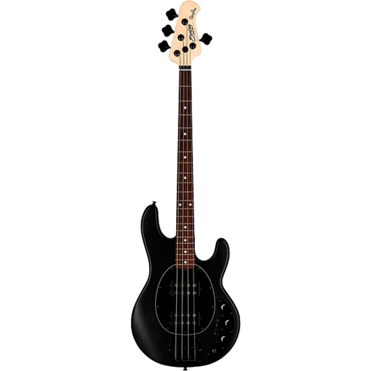 Sterling By Music Man StingRay 4 HH Bass Guitar in Stealth Black