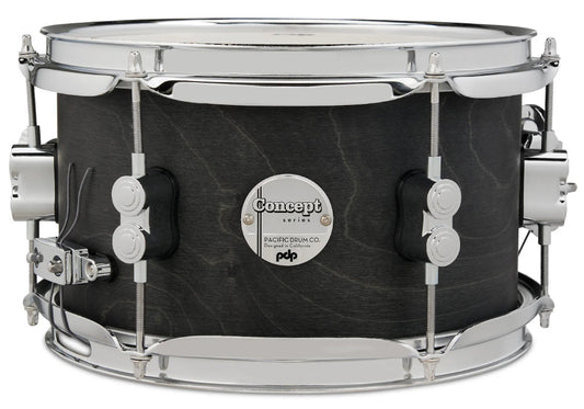 PDP Concept Series 6" x 12" Black Wax Maple Shell Snare Drum
