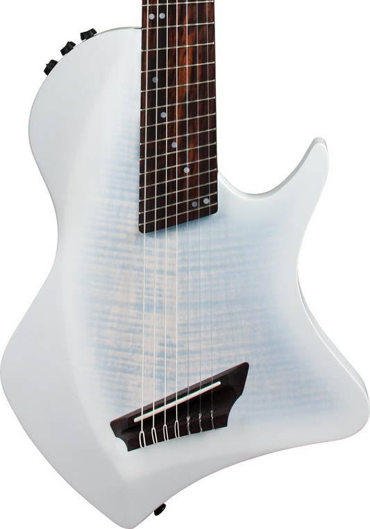 Cordoba Abasi Stage 7 Signature 7-String Acoustic Electric Guitar in White Burst
