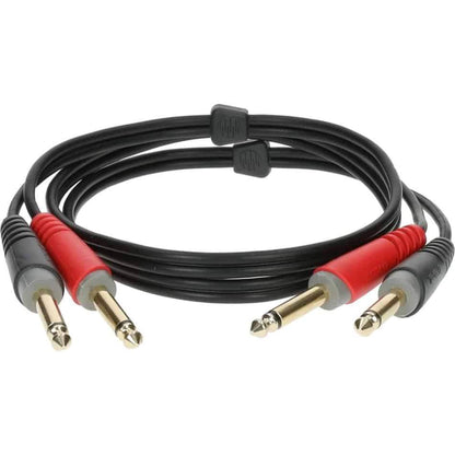 Klotz ATJJ0300 3m Audio Patch Unbalanced Stereo Twin Cable