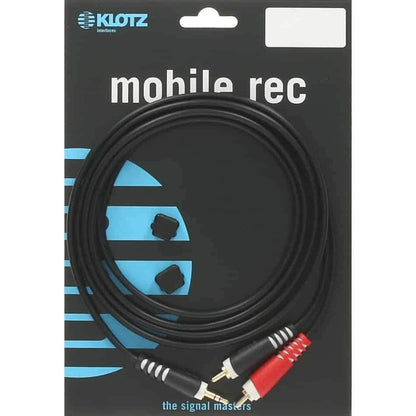 Klotz AY70600 6m Y Cable 3.5mm TRS 2xRCA