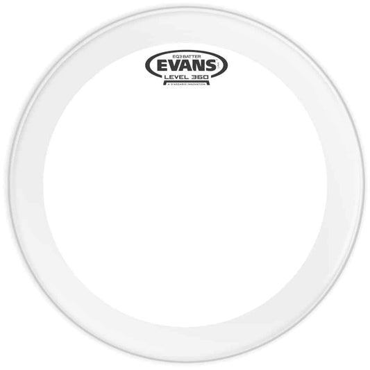 Evans EQ3 18" Frosted Bass Drum Head