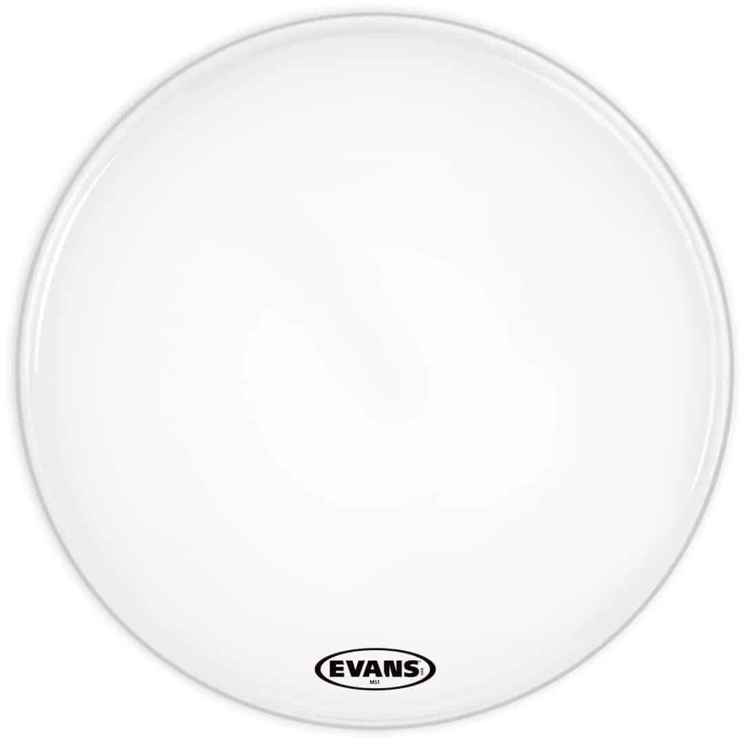 Evans MS1 White Marching 18" Bass Drum Head
