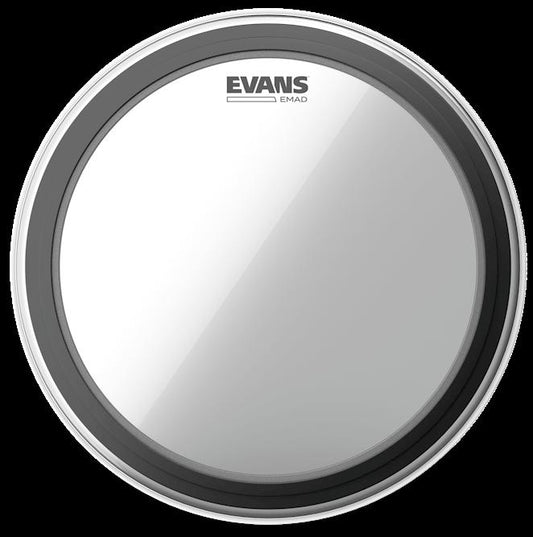 Evans 24" EMAD Clear Drumheads