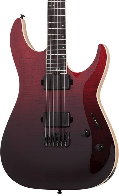 Schecter C-1 SLS Elite Electric Guitar in Blood Burst