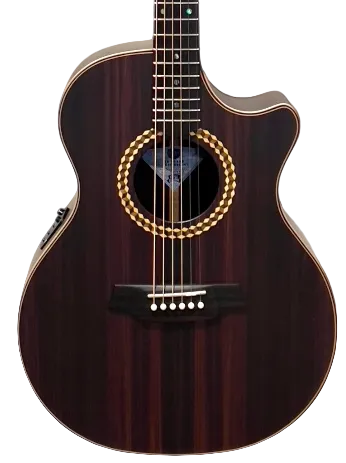 Cole Clark Recording 2EC All Rosewood EB Acoustic Guitars in Natural