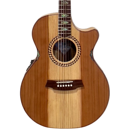 Cole Clark Recording AN3EC-Redwood Blackwood Acoustic Guitars in Natural