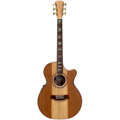 Cole Clark Recording AN3EC-Redwood Blackwood Acoustic Guitars in Natural