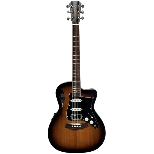 Cole Clark Studio TL1EC HSS SUN Electric Acoustic Guitar in Mahogany