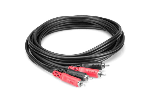 HOSA CRA201 Stereo Interconnect Dual Cable RCA to RCA 1M