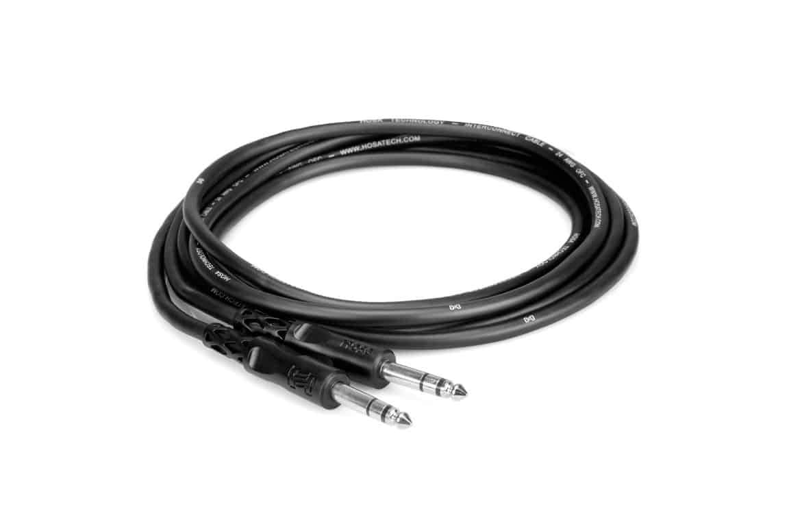 HOSA CSS105 Balanced Interconnect Cable 1/4" TRS to Same 5Ft
