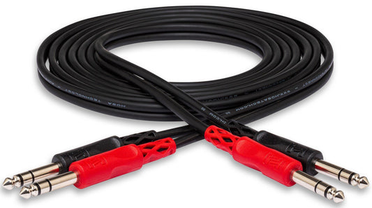 HOSA CSS202 Stereo Interconnect Dual Cable 1/4" TRS to Same