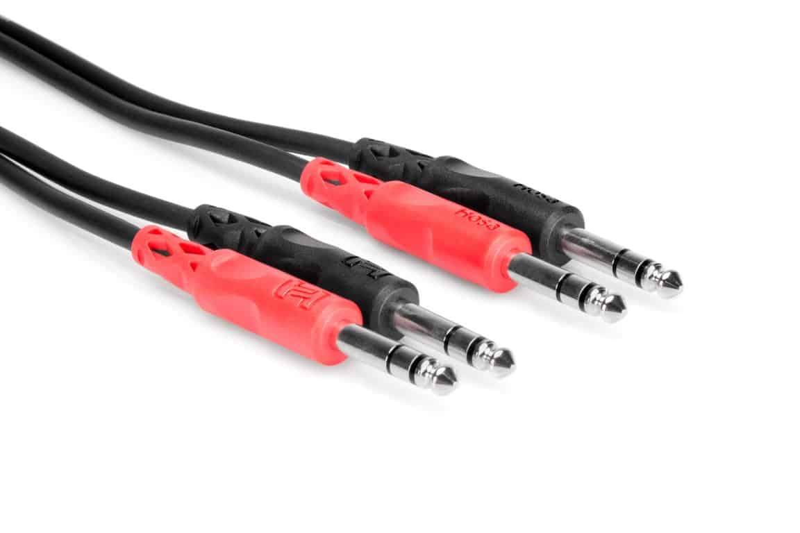 HOSA CSS204 Stereo Interconnect Dual Cable 1/4" TRS to Same