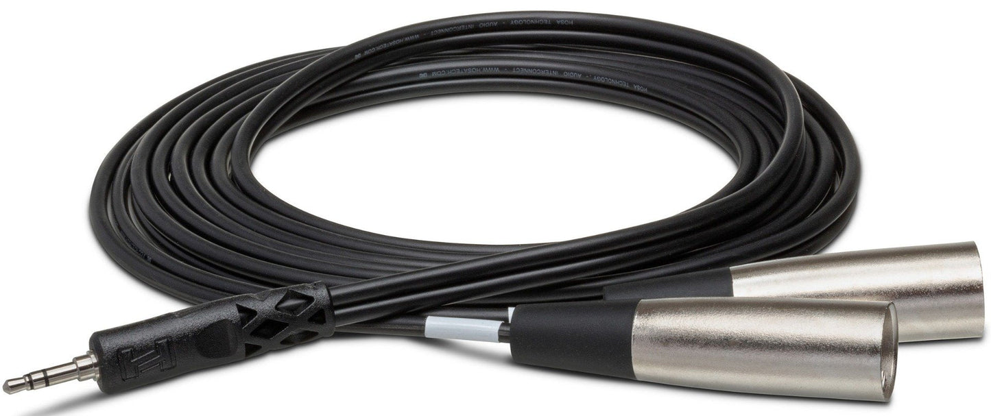 HOSA CYX402M Stereo Breakout 3.5 mm TRS to Dual XLR3M 2M